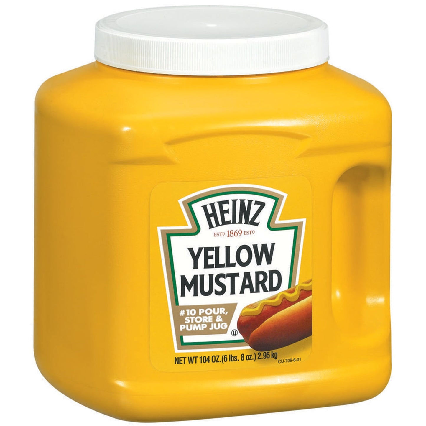 Heinz Kosher Mustard Bulk; 6.5 Pound; 6 Per Case