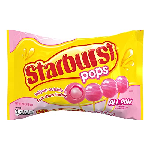 Starburst Pops All Pinks Lay Down Bags Non Display Case; 8.8 Ounce; 12 Per Case