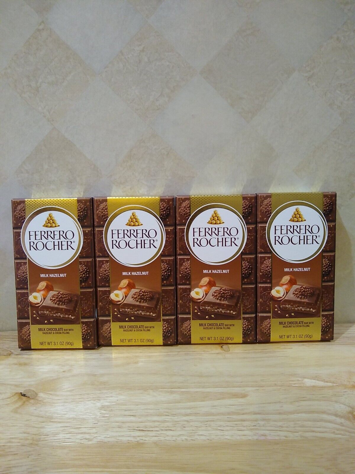 Tavolette Grandi Marche Milk Chocolate With Hazelnut & Cocoa; 3.1 Ounces; 8 Per Box; 2 Per Case