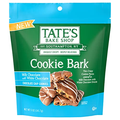Tate's Bake Shop Milk & White Chocolate Chocolate Chip Cookie Bark; 5 Ounce; 6 Per Case - High Mart Wholesale