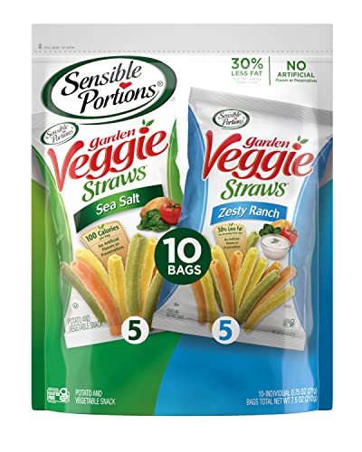 Hain Gourmet Sensible Portions Veggie Straws Polybag Sea Salt & Ranch; 10 Count; 6 Per Case - High Mart Wholesale