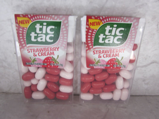 Tic Tac Strawberry & Cream Singles; 1 Ounce; 12 Per Box; 24 Per Case