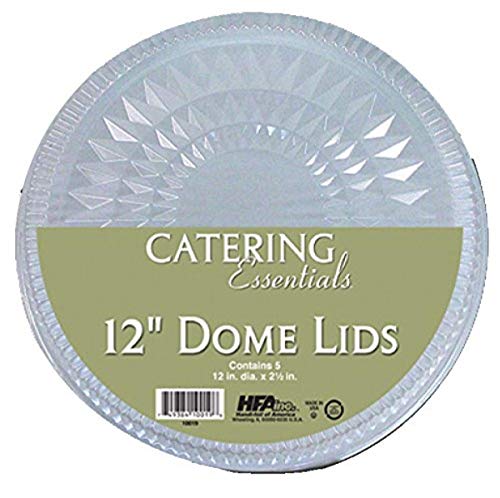 Handi-Foil Dome Lid Round Catering Essentials 12 Inch; 5 Each; 6 Per Case - High Mart Wholesale