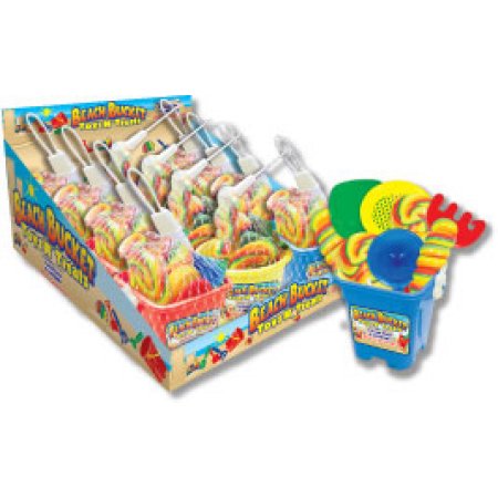 Beach Bucket Toy's N' Treats; 1.48 Ounces; 12 Per Box; 6 Per Case - High Mart Wholesale