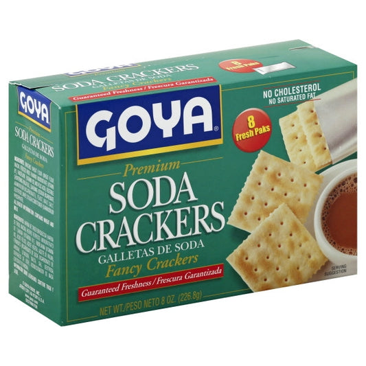 Goya Premium Soda Crackers; 8 Ounces; 6 Per Case - High Mart Wholesale