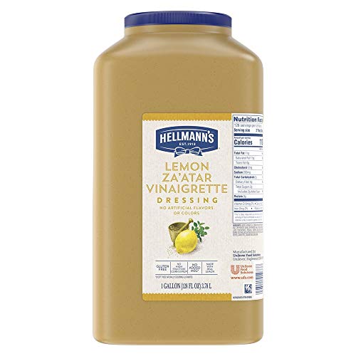 Hellmann's Classics Lemon Zaatar Vinaigrette Dressing Bulk; 1 Gallon; 4 Per Case - High Mart Wholesale