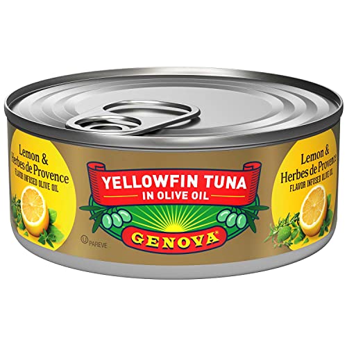 Genova Yellowfin Solid Light Tuna In Lemon & Herbes De Provence Olive Oil Of; 5 Ounce; 12 Per Case - High Mart Wholesale