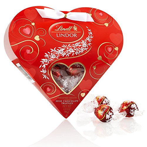 Lindt & Sprungli (Usa) Inc Lindor Valentine's Milk Chocolate Truffles Friend Heart; 3 Ounce; 8 Per Case