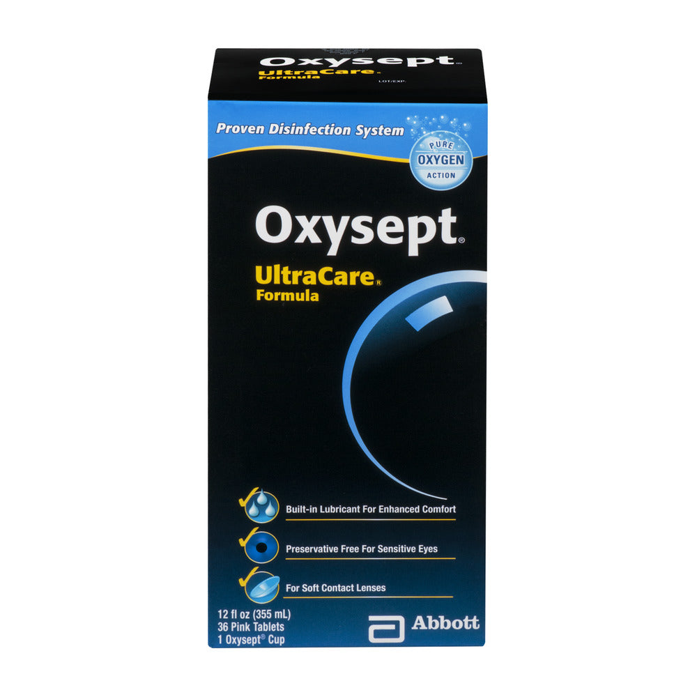 Oxysept Ultracare Tablets; 36 Count; 6 Per Box; 4 Per Case