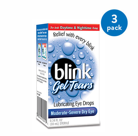 Blink Gel Lubricated Eye Drops; 0.34 Fluid Ounces; 6 Per Box; 4 Per Case