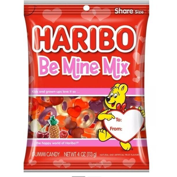 Haribo Be Mine Mix; 4 Ounce; 12 Per Case - High Mart Wholesale