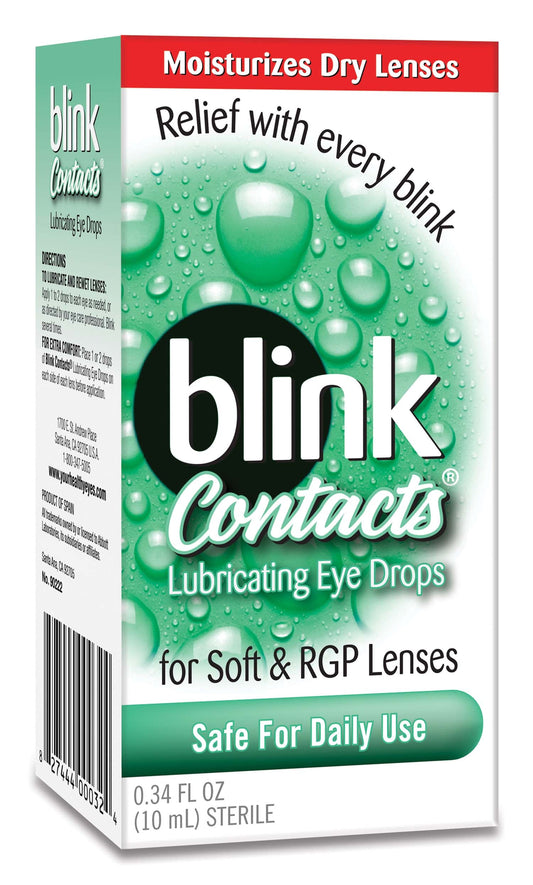 Blink-N-Clean Lubricated Eye Drops; 0.34 Fluid Ounces; 6 Per Box; 4 Per Case