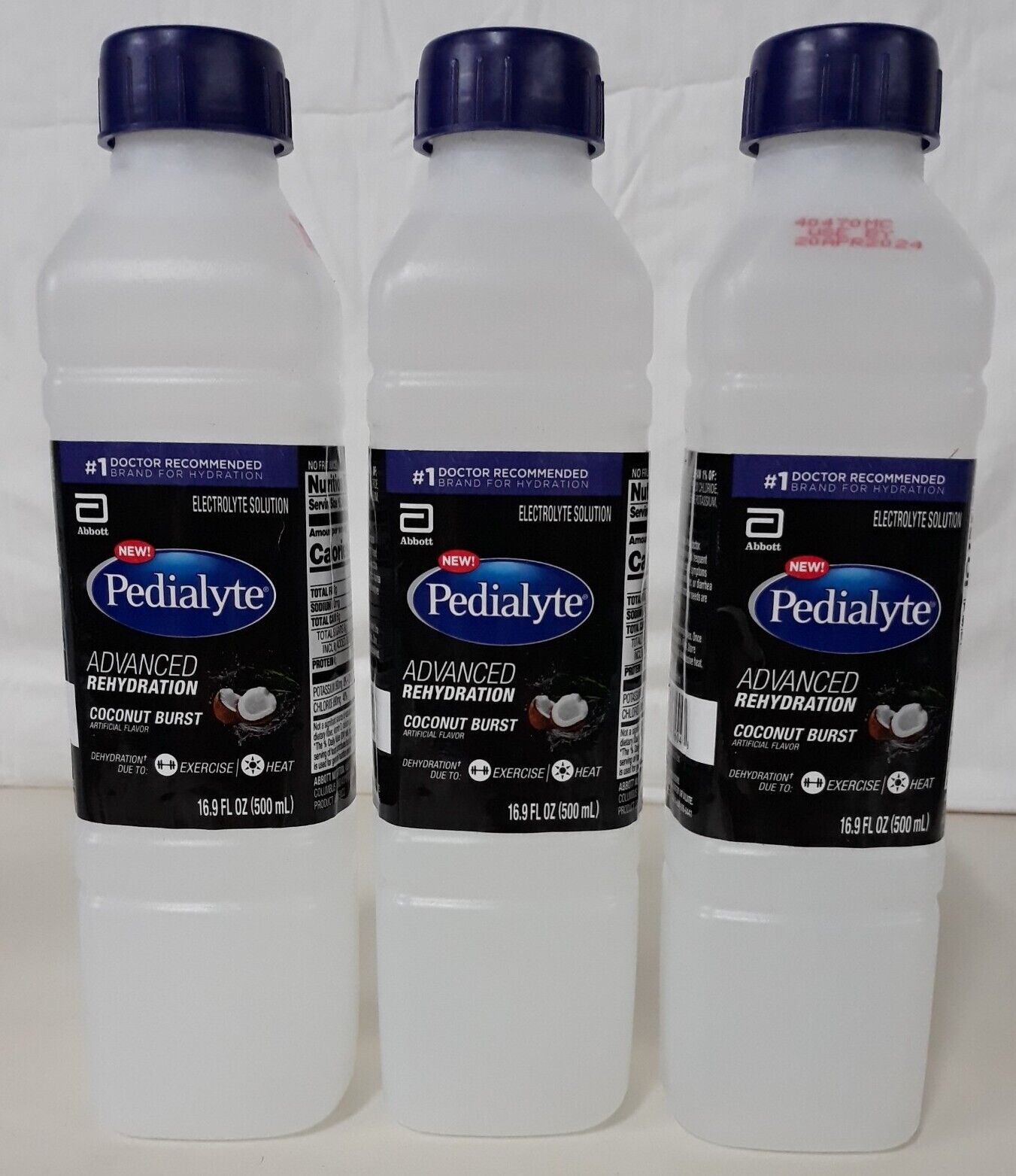 Pedialyte Coconut Flavored Electrolyte Solution; 500 Milliliter; 12 Per Case - High Mart Wholesale