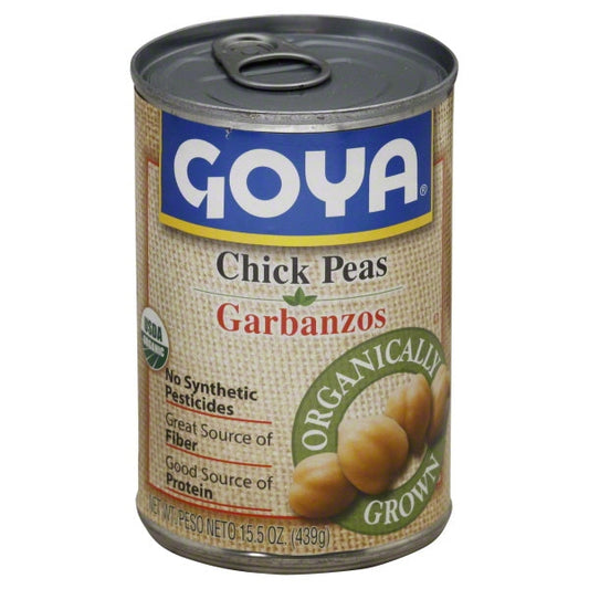 Goya Organic Chick Peas; 15.5 Ounces; 24 Per Case