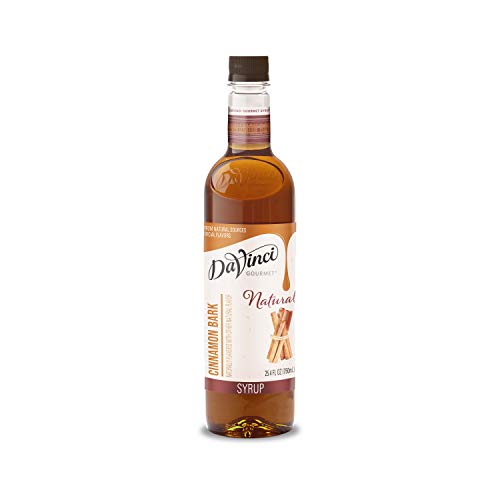 Davinci Gourmet Syrup Natural Cinnamon Bark Plastic Bottle; 750 Milileter; 4 Per Case - High Mart Wholesale