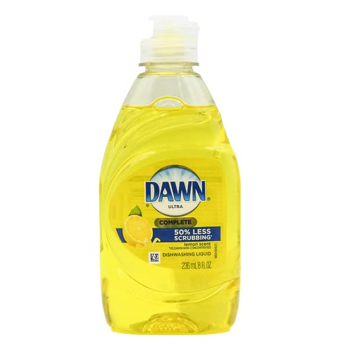 Dawn Ultra Hand Dishwashing Liquid Lemon Complete; 7.5 Fluid Ounce; 18 Per Case