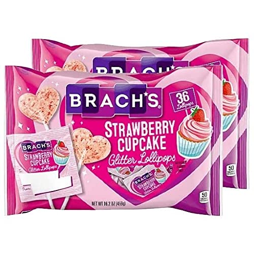 Brach's Strawberry Cupcake Glitter; 16.2 Ounces; 12 Per Case - High Mart Wholesale