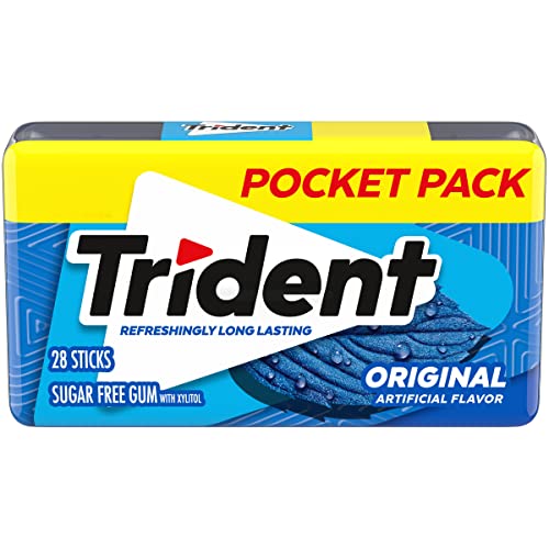 Trident Gum Original Pocket Pack 28 Count; 28 Count; 6 Per Box; 8 Per Case