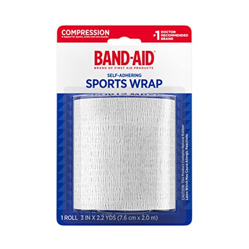 Band Aid Sports Wrap; 2.2 Yard; 3 Per Box; 8 Per Case - High Mart Wholesale