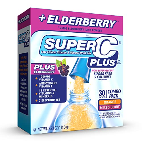 Super C Plus Elderberry 6 Singles To Go Combo Pack; 30 Count; 6 Per Case