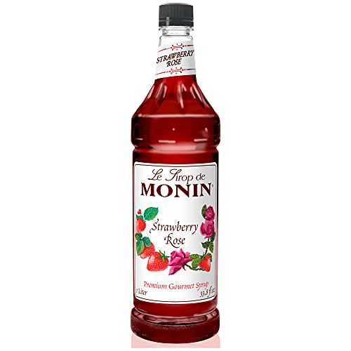 Monin Strawberry Rose; 1 Liter; 4 Per Case - High Mart Wholesale