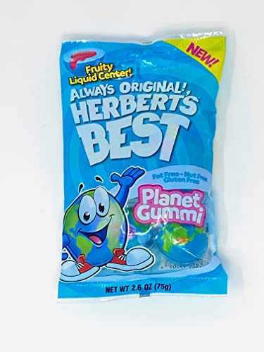 Herbert's Best Planet Gummi Display Ready Case With Peg Bags; 2.6 Ounce; 12 Per Case - High Mart Wholesale