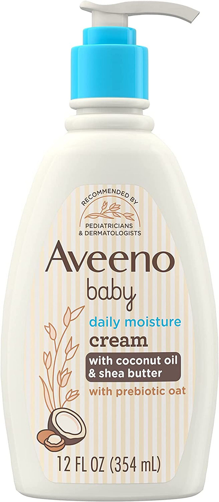 Aveeno Daily Moist Cream Coconut; 12 Ounce; 3 Per Box; 4 Per Case - High Mart Wholesale