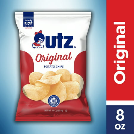 Utz Regular Chip; 8 Ounces; 8 Per Case - High Mart Wholesale