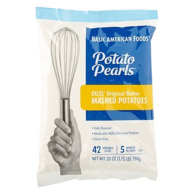 Basic American Foods Original Butter Mashed Reduced Sodium; 28 Ounces; 12 Per Case