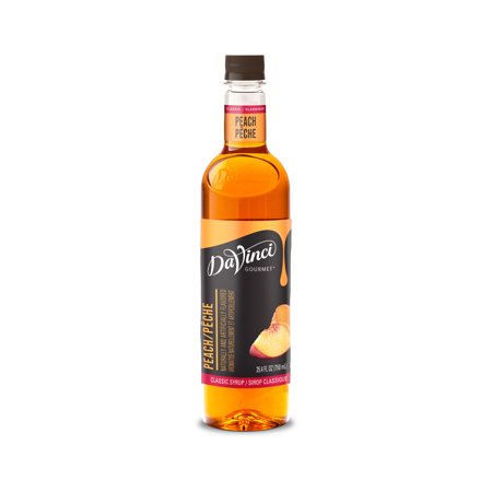 Davinci Gourmet Syrup Peach Flavored; 750 Milliliter; 4 Per Case - High Mart Wholesale