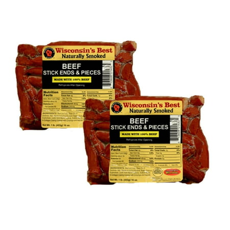 Wisconsins Best 100% Beef Ends & Pieces; Beef Stick Case; 1 Each; 12 Per Case - High Mart Wholesale