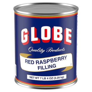 Globe Red Raspberry Filling; 116 Ounces; 6 Per Case