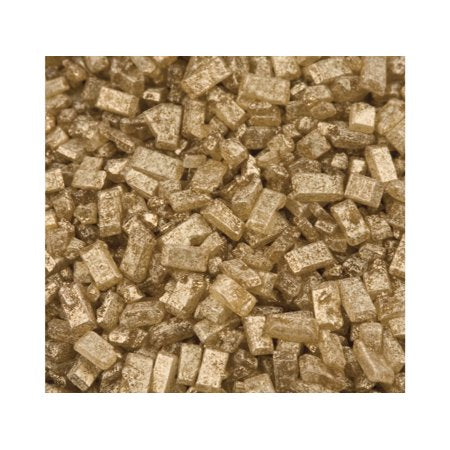 Sprinkle King Kingsblingz Gold Crystalz; 8 Pounds; 4 Per Case - High Mart Wholesale