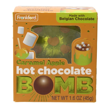 Frankford Candy Caramel Apple Hot Chocolate Bomb; 1.6 Ounces; 12 Per Case - High Mart Wholesale
