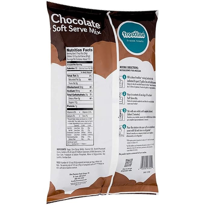 Frostline Chocolate Soft Serve Mix, 6 Pound Bag - High Mart Wholesale