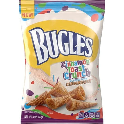 Bugles Corn Snacks, Sweet and Salty Churro, 3 Oz