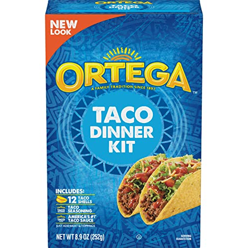 Ortega Yellow Corn Taco Dinner Kit; 8.9 Ounce; 6 Per Case