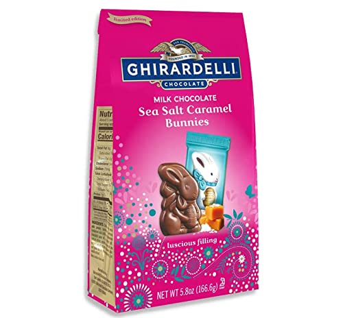 Ghirardelli Milk Chocolate Sea Salt Caramel Bunnies; 5.8 Ounce; 12 Per Case - High Mart Wholesale
