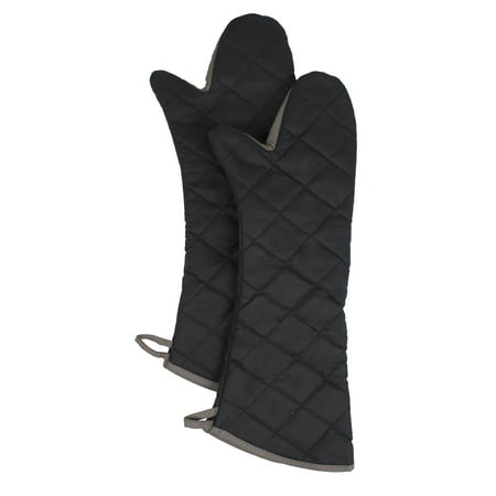 Ritz Dura Serve Oven Mitt Shoulder Length 24 Inch Black; 2 Each; 12 Per Case