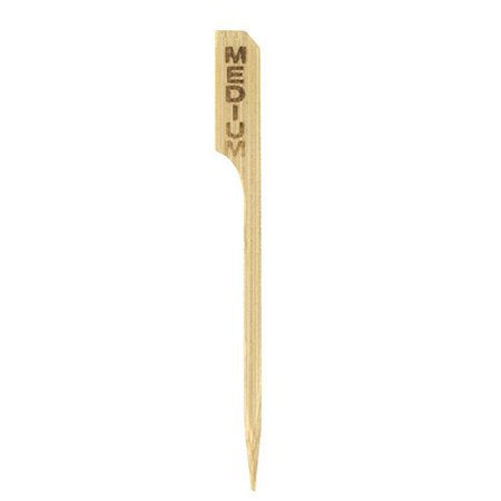 Front Of The House Bamboo Pick Steak Medium; 100 Each; 6 Per Case - High Mart Wholesale
