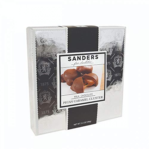 Sanders Milk Chocolate Pecan Caramel Cluster Boxed; 3.5 Ounce; 6 Per Case