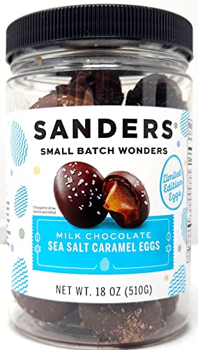 Sanders Milk Chocolate Sea Salt Caramel Egg; 18 Ounce; 6 Per Case