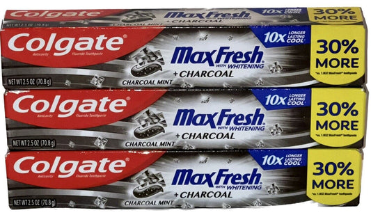 Colgate Max Fresh Charcoal; 2.5 Ounces; 24 Per Case