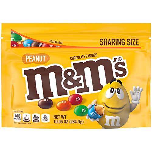 M&M's Peanut Stand Up Pouch; 10.05 Ounces; 12 Per Case