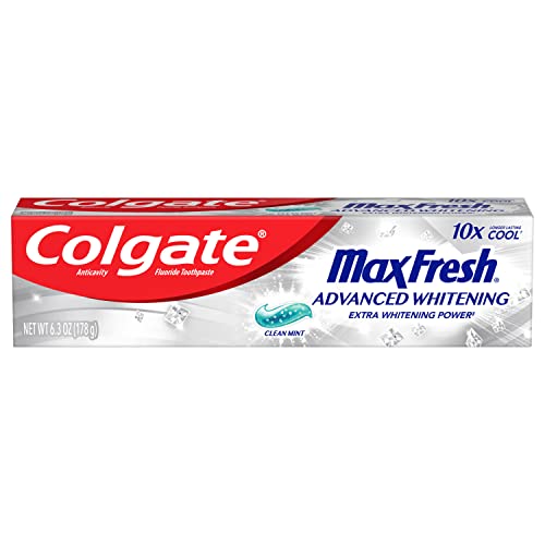 Colgate Max Fresh Toothpaste Advanced Whitening; 6.3 Ounces; 6 Per Box; 4 Per Case