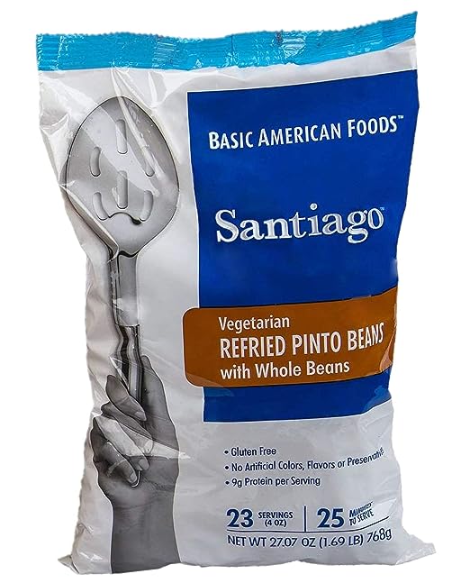 Baf Santiago� Vegetarian Refried Pinto Beans; 27.09 Ounces; 6 Per Case