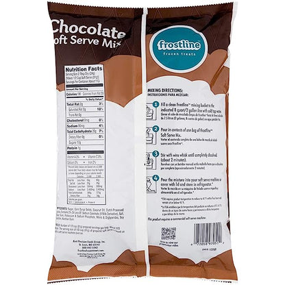 Frostline Chocolate Soft Serve Mix, 6 Pound Bag - High Mart Wholesale