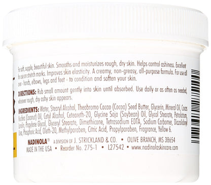 Beauty Enterprises Nadinola Cocoa Butter Cream 4 Oz.