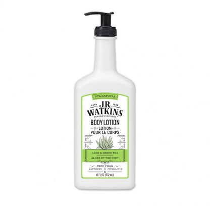 Atkins Jr Watkins Aloe and Green Tea Daily Moisturizing Lotion, 18 Ounce
