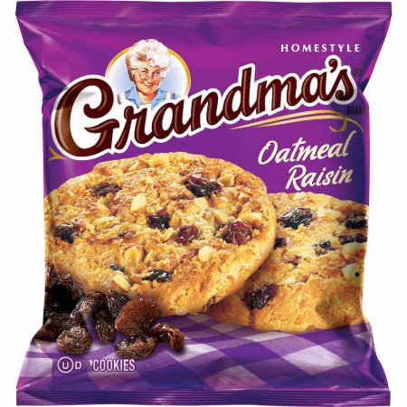 Grandma's Grandma's Cookie Oatmeal Raisin; 2.5 Ounces; 60 Per Case